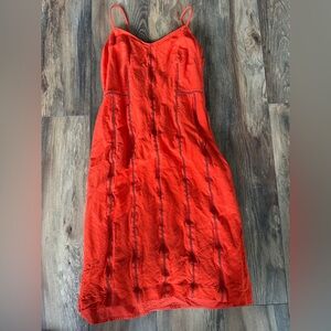 Banana Republic Bold Orange Dress